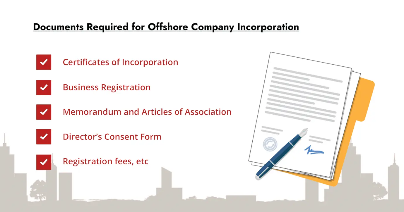 documents required for offshore company incorporation